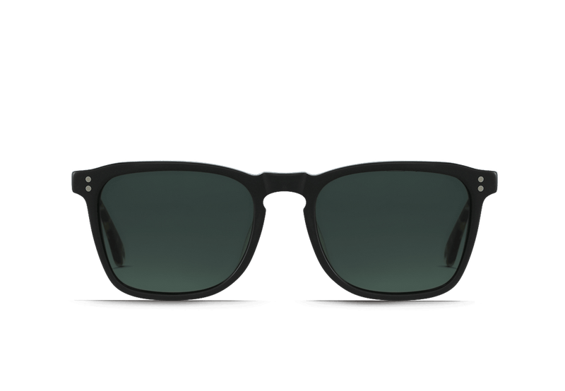 WILEY-Matte Black + Matte Brindle / Green Polarized