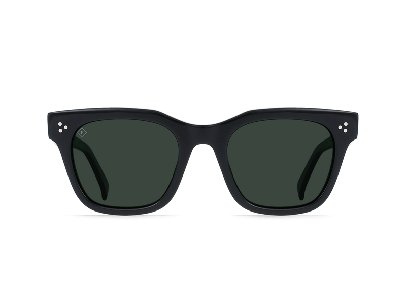 HUXTON-Crystal Black / Green Polarized