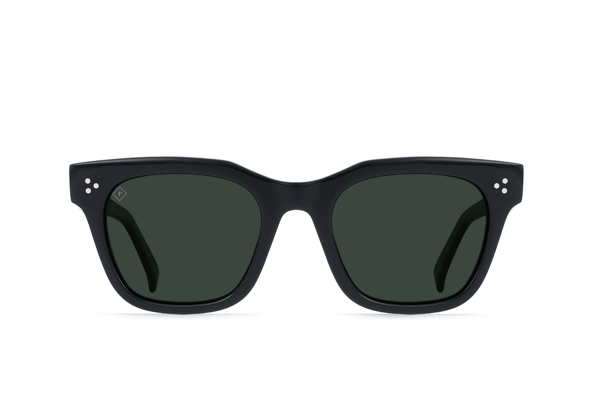 HUXTON-Crystal Black / Green Polarized