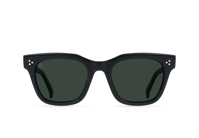 HUXTON-Crystal Black / Green Polarized