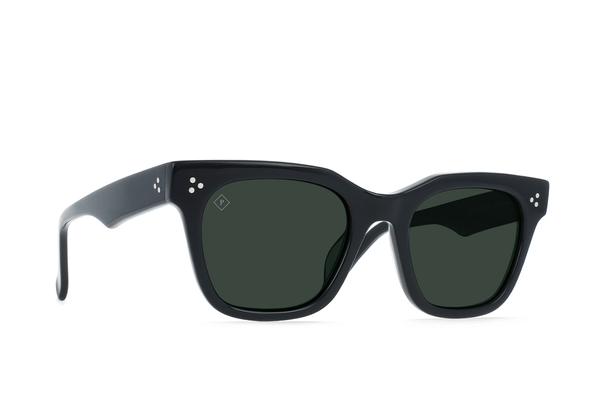 HUXTON-Crystal Black / Green Polarized