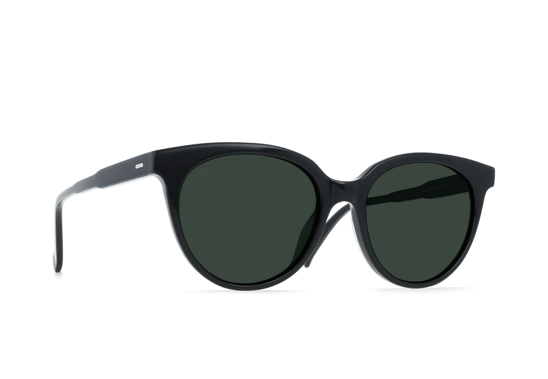 LILY-Crystal Black / Green Polarized