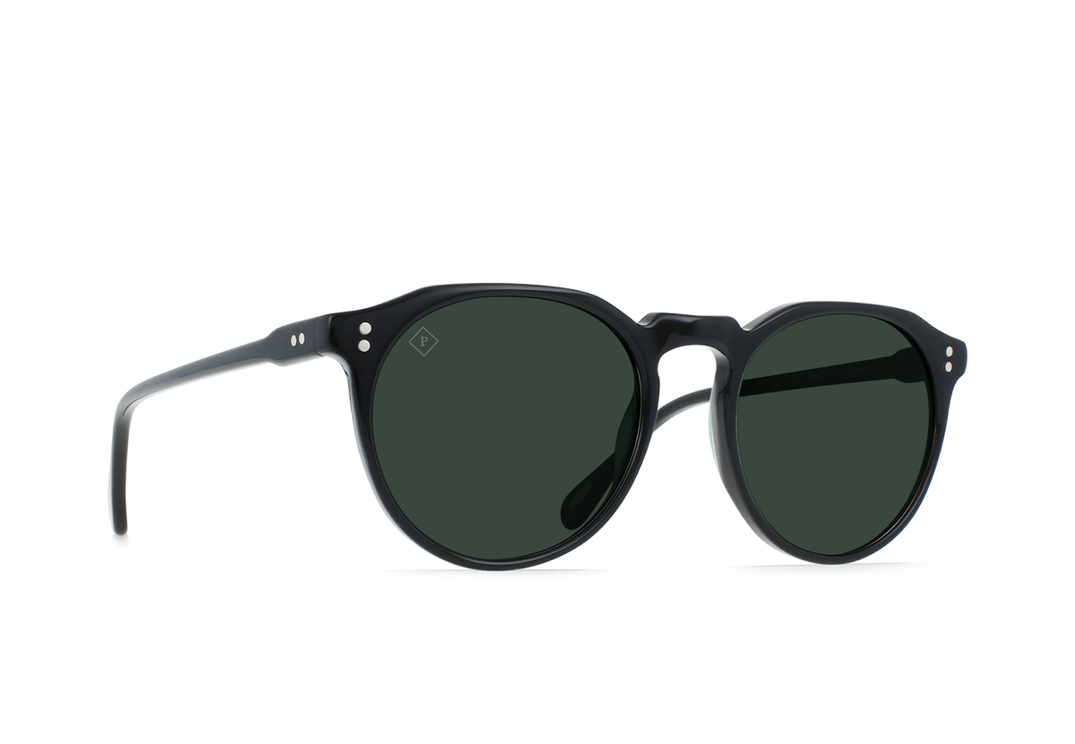 REMMY-Crystal Black / Green Polarized