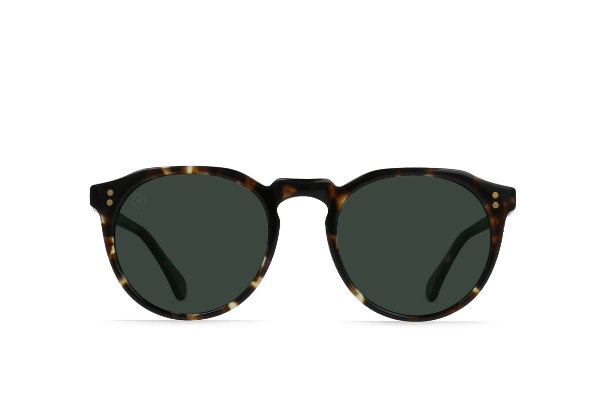 REMMY-Brindle Tortoise / Green Polarized