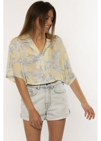 Aspen Woven Ss Top