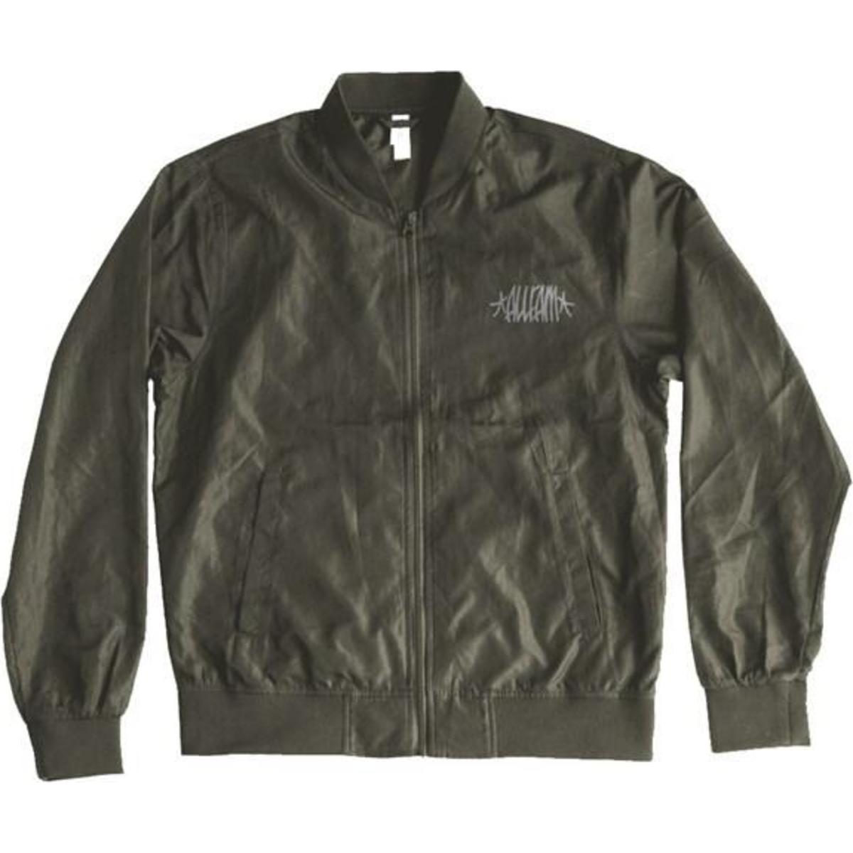 BAY BOMBERS JACKET (ARMY/WHT)