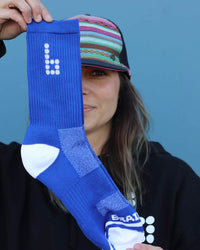 Braille Skate Socks