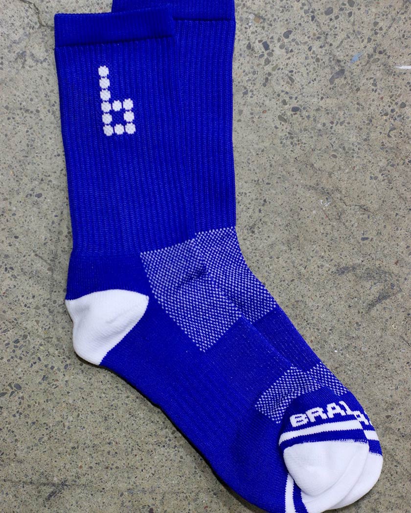 Braille Skate Socks