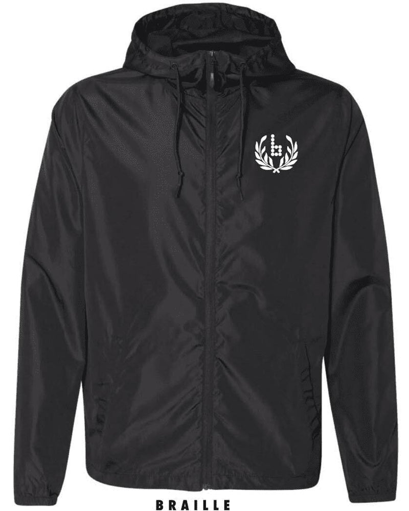 Black Windbreaker Jacket