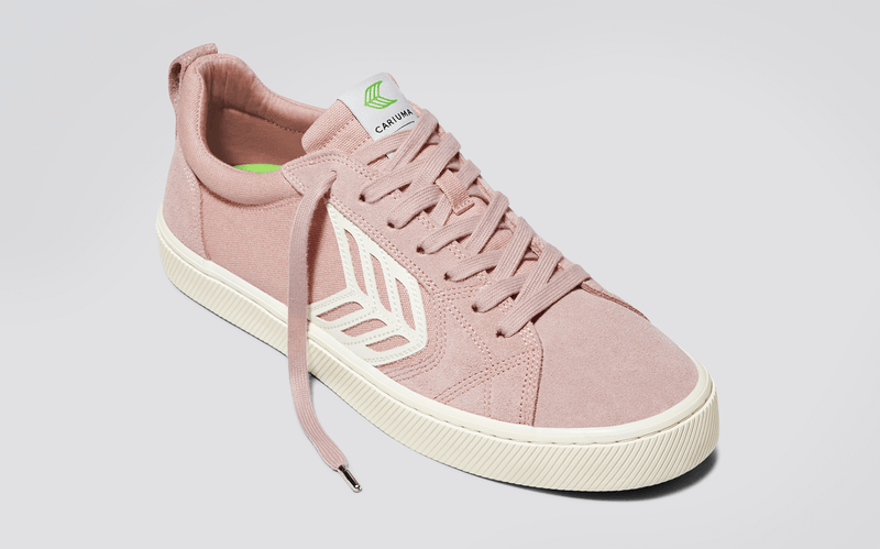 CATIBA PRO Skate Rose Suede and Canvas Ivory Logo Sneaker Men