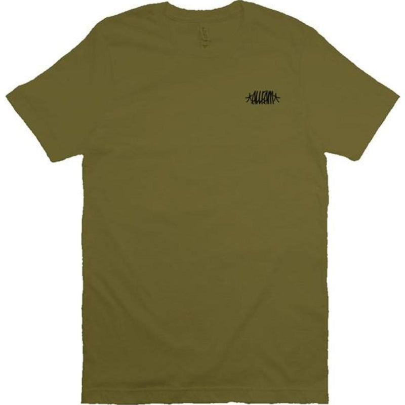 AF BAY BOMBERS ALL FAM T SHIRT (ARMY/BLK)