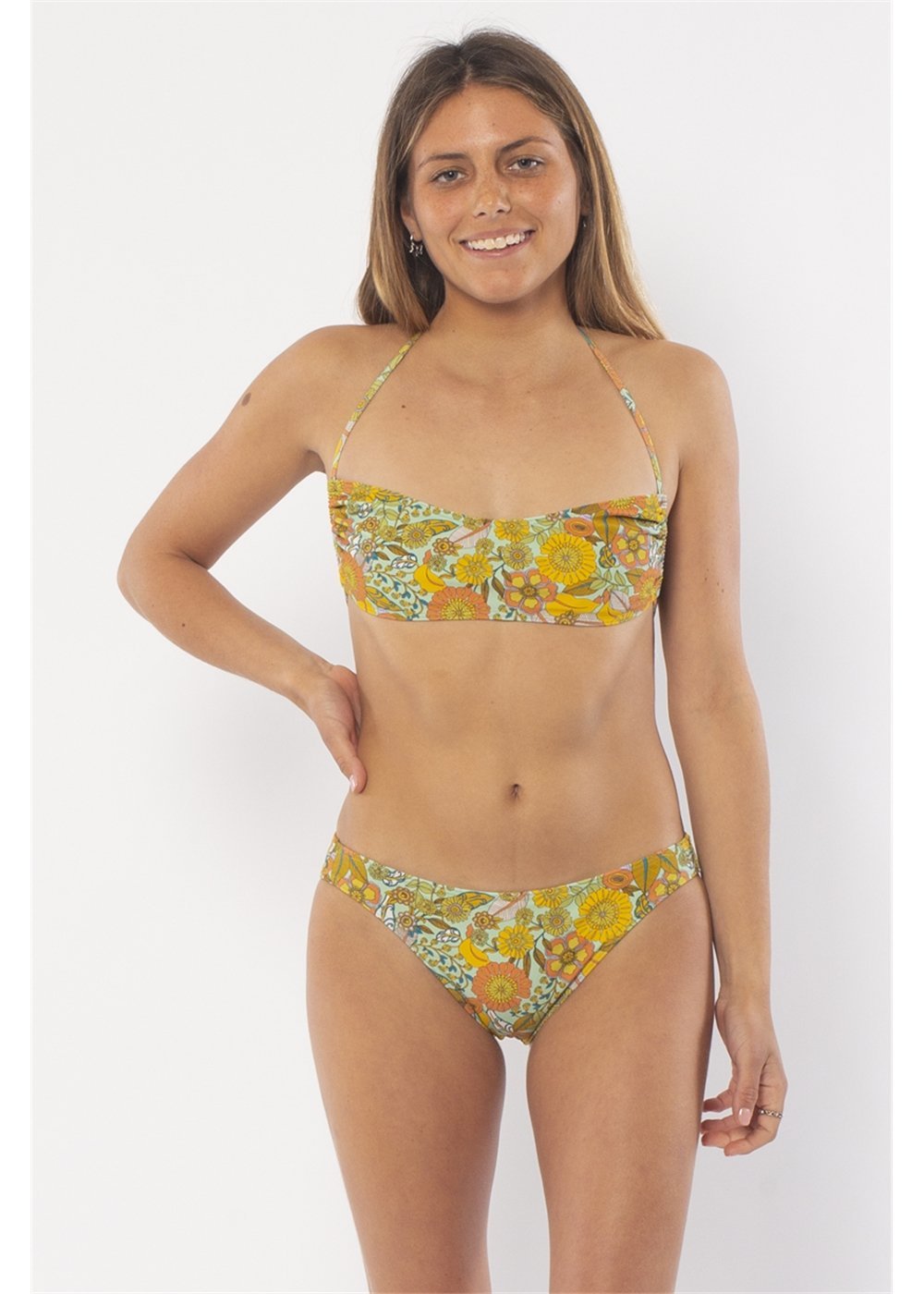 Feeling Whimsical Bandeau Swim Top