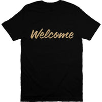 AF WELCOME T BLK/GLD