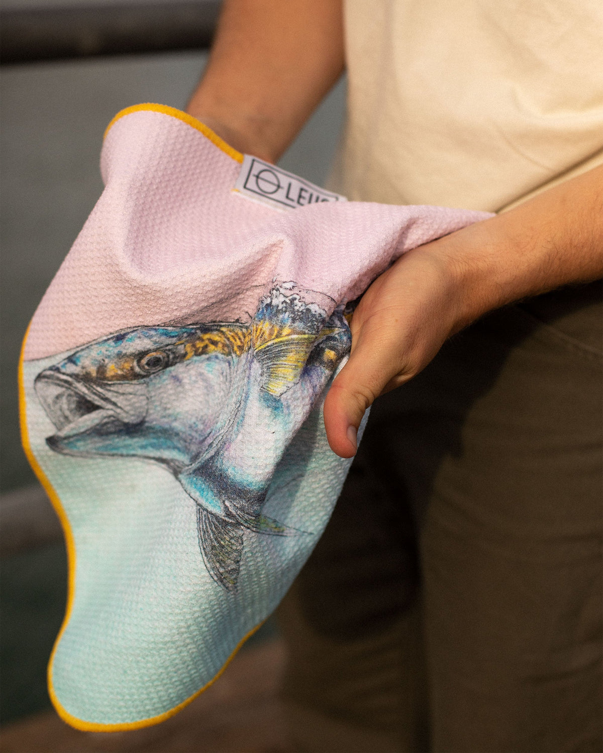 Amadeo Bachar Yellowtail Fishing ECO Towel