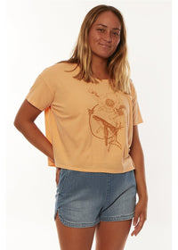 Matilija Poppy Ss Crop Tee