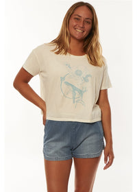 Matilija Poppy Ss Crop Tee