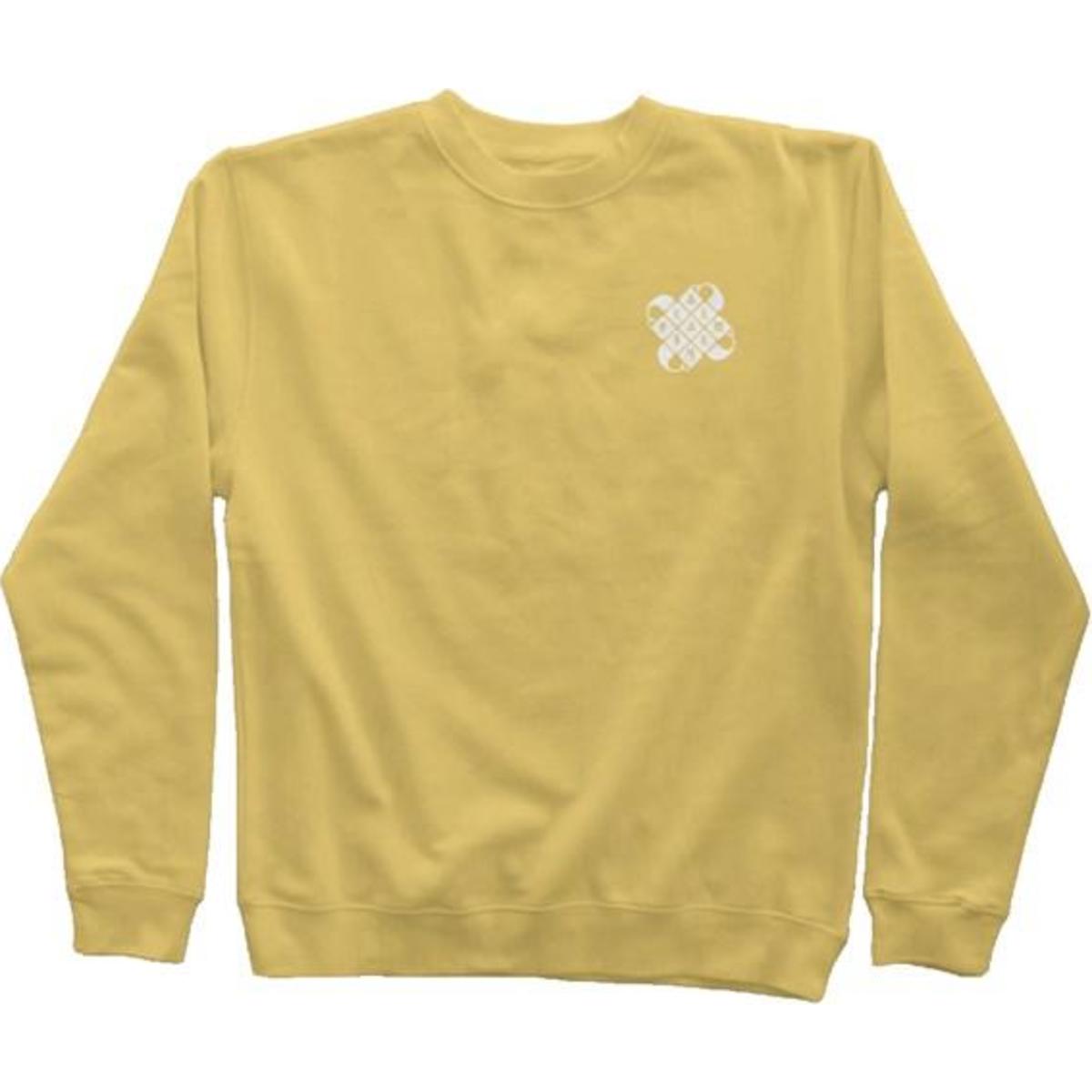 AF BLACK DIAMOND CREW NECK (YLW/WHT)