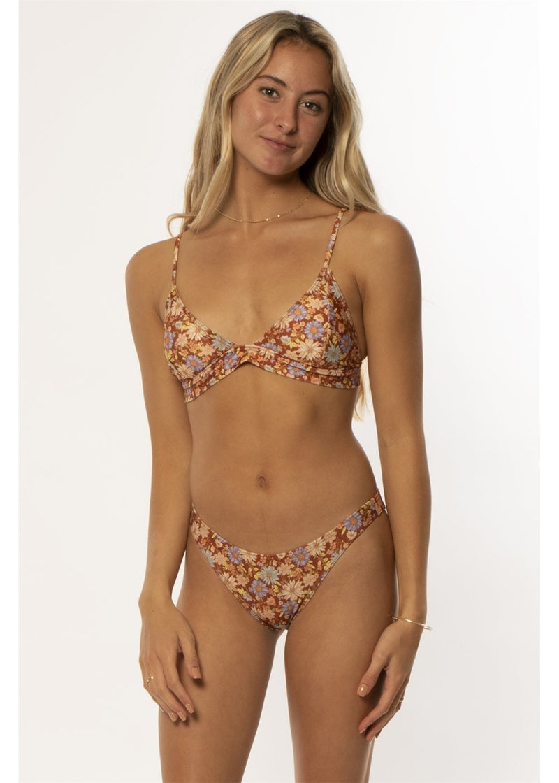 Sunshine Jasmine Triangle Top Swim Top