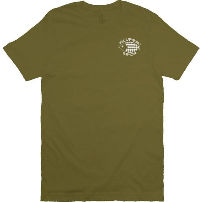 AF GO FISH T-SHIRT (ARMY/WHT)