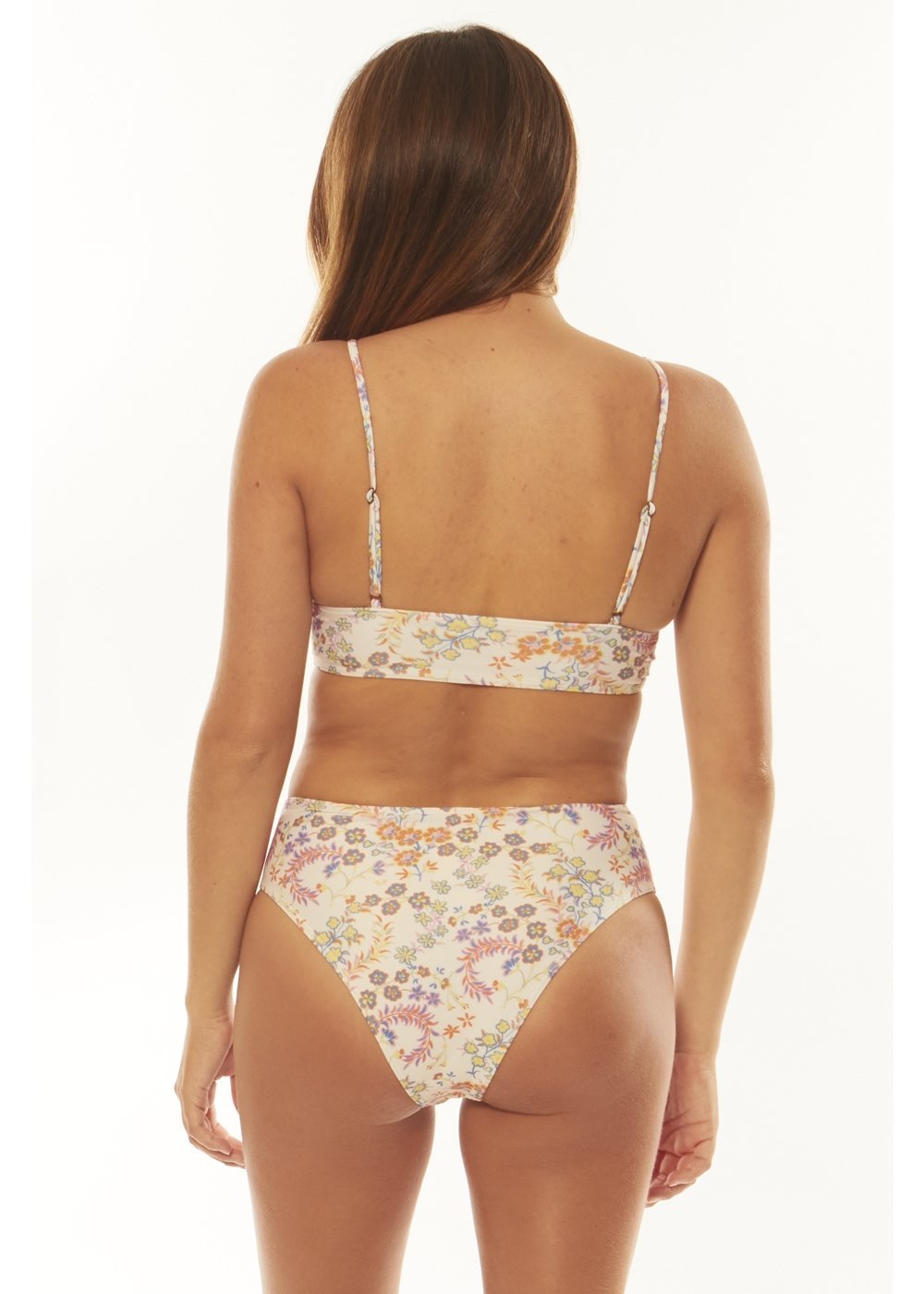 Vine Chasing Waves Bandeau Swim Top