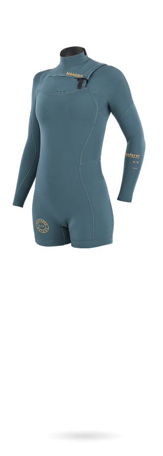 SEAFARER women HYBRID - FZ 3.2mm (long sleeves - short legs)